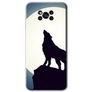 Poco X3 NFC Dolunay Bozkurt Baskılı Uyumlu Silikon Kılıf