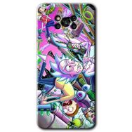 Poco X3 NFC Graffiti Çizgi Film Baskılı Uyumlu Silikon Kılıf