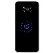 Poco X3 NFC Heart Strokes Baskılı Uyumlu Silikon Kılıf