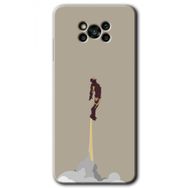 Poco X3 NFC İronman Airport Baskılı Uyumlu Silikon Kılıf