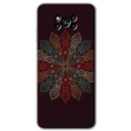 Poco X3 NFC Mandala Flower Wal Baskılı Uyumlu Silikon Kılıf
