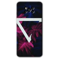 Poco X3 NFC Mekanik Yaprak Baskılı Uyumlu Silikon Kılıf