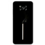 Poco X3 NFC Sönmüş Kibrit Baskılı Uyumlu Silikon Kılıf