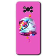 Poco X3 NFC Uzay Başlığı Baskılı Uyumlu Silikon Kılıf