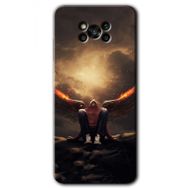 Poco X3 NFC Wings of Power Baskılı Uyumlu Silikon Kılıf