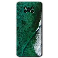 Poco X3 NFC Yeşil Okyanus Baskılı Uyumlu Silikon Kılıf