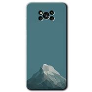 Poco X3 Pro Alone Mountain Baskılı Uyumlu Silikon Kılıf