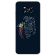 Poco X3 Pro Astronot Kıyafeti Baskılı Uyumlu Silikon Kılıf