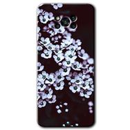 Poco X3 Pro Beyaz Çiçek Baskılı Uyumlu Silikon Kılıf