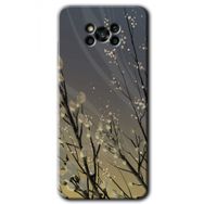Poco X3 Pro Branches Flowers Baskılı Uyumlu Silikon Kılıf
