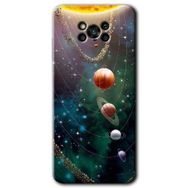 Poco X3 Pro Cosmos Baskılı Uyumlu Silikon Kılıf