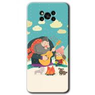 Poco X3 Pro Kış Pikniği Baskılı Uyumlu Silikon Kılıf