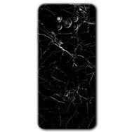 Poco X3 Pro Siyah Mermer Baskılı Uyumlu Silikon Kılıf