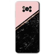 Poco X3 Pro Yarım Mermer Baskılı Uyumlu Silikon Kılıf