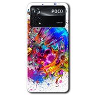 Poco X4 Pro 4K Clock Baskılı Uyumlu Silikon Kılıf