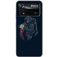 Poco X4 Pro Astronot Kıyafeti Baskılı Uyumlu Silikon Kılıf