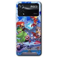 Poco X4 Pro Avengers Cartoon Baskılı Uyumlu Silikon Kılıf