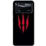 Poco X4 Pro Ayı Pençesi Baskılı Uyumlu Silikon Kılıf