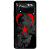 Poco X4 Pro Black Ayyıldız Baskılı Uyumlu Silikon Kılıf