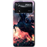 Poco X4 Pro Bloodhorne Baskılı Uyumlu Silikon Kılıf