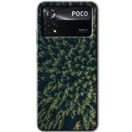 Poco X4 Pro Çam Ağacı Ormanı Baskılı Uyumlu Silikon Kılıf