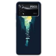Poco X4 Pro City Bird Sky Baskılı Uyumlu Silikon Kılıf