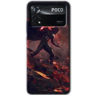 Poco X4 Pro Darh Vader Wars Baskılı Uyumlu Silikon Kılıf