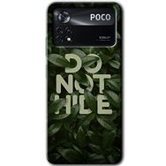 Poco X4 Pro Do Not Hide Baskılı Uyumlu Silikon Kılıf