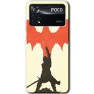 Poco X4 Pro Dragon Hunter 1 Baskılı Uyumlu Silikon Kılıf