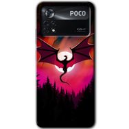 Poco X4 Pro Dragon Night Baskılı Uyumlu Silikon Kılıf