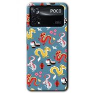Poco X4 Pro Funky Dragon Baskılı Uyumlu Silikon Kılıf