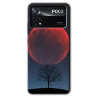 Poco X4 Pro Kanlı Ay Baskılı Uyumlu Silikon Kılıf