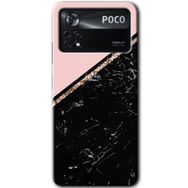 Poco X4 Pro Yarım Mermer Baskılı Uyumlu Silikon Kılıf