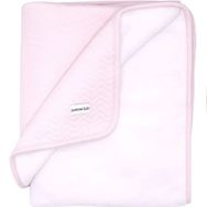 Poetree Kids Chevron Light Pink Welsoftlu 80X100 cm Bebek Battaniyesi