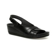 Polaris 164339.Z4FX Siyah Comfort Kadın Sandalet