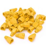 Polaxtor Sarı 100 Adet RJ45 Cat 5 Cat 6 Kılıf