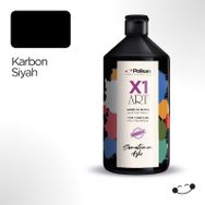 Polisan 1000 ml Karbon Siyah X1ART Multisurface Hobi Boyası