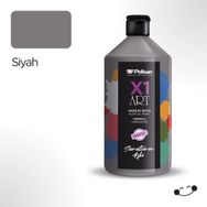 Polisan 1000 ml Siyah X1ART Vernikli Hobi Boyası