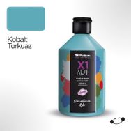 Polisan 500 ml Kobalt Turkuaz X1 Art Vernikli Hobi Boyası