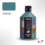 Polisan Turkuaz 500 ml X1 Art Vernikli Hobi Boyası