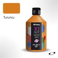 Polisan Turuncu 500 ml X1 Art Vernikli Hobi Boyası