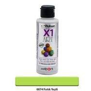 Polisan X1 Art Fıstık Yeşili 120 ml Multisurface Hobi Boyası