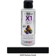 Polisan X1 Art Karbon Siyah 120 ml Multisurface Hobi Boyası