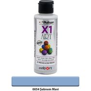 Polisan X1 Art Şebnem Mavi 120 ml Multisurface Hobi Boyası