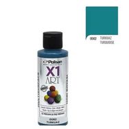 Polisan X1 Art Turkuaz 120 ml Multisurface Hobi Boyası