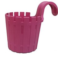 Poliwork Akasya Pembe 1.5 lt Askılı Balkon Saksı
