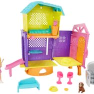 Polly Pocket GMF81 7.5 cm 2 Katlı Figürler ve Aksesuarlar Dahil Oyuncak Ev