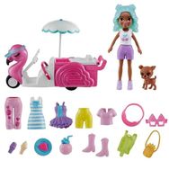 Polly Pocket HWP24 Filamingo Motosiklet ve Tropik Aksesuarlar