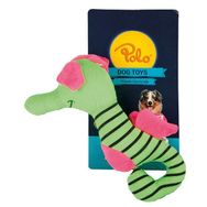 Polo 18 cm Peluş Çizgili Denizatı Yeşil/Mavi Köpek Oyuncağı