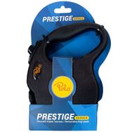 Polo Prestige 5 m Medium Siyah Otomatik Şerit Orta Irk Köpek Tasması